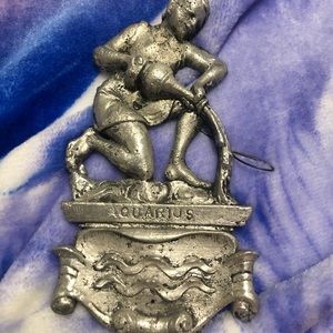 Vintage zodiac plaque